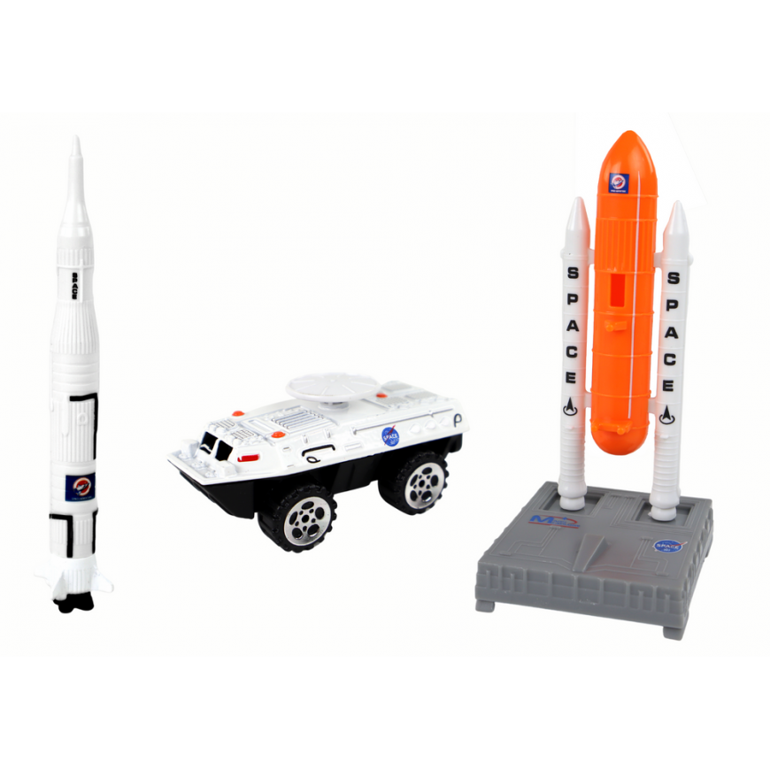 Lean Cars Set of Figures Space Truck Rocket 15 El. – 3
