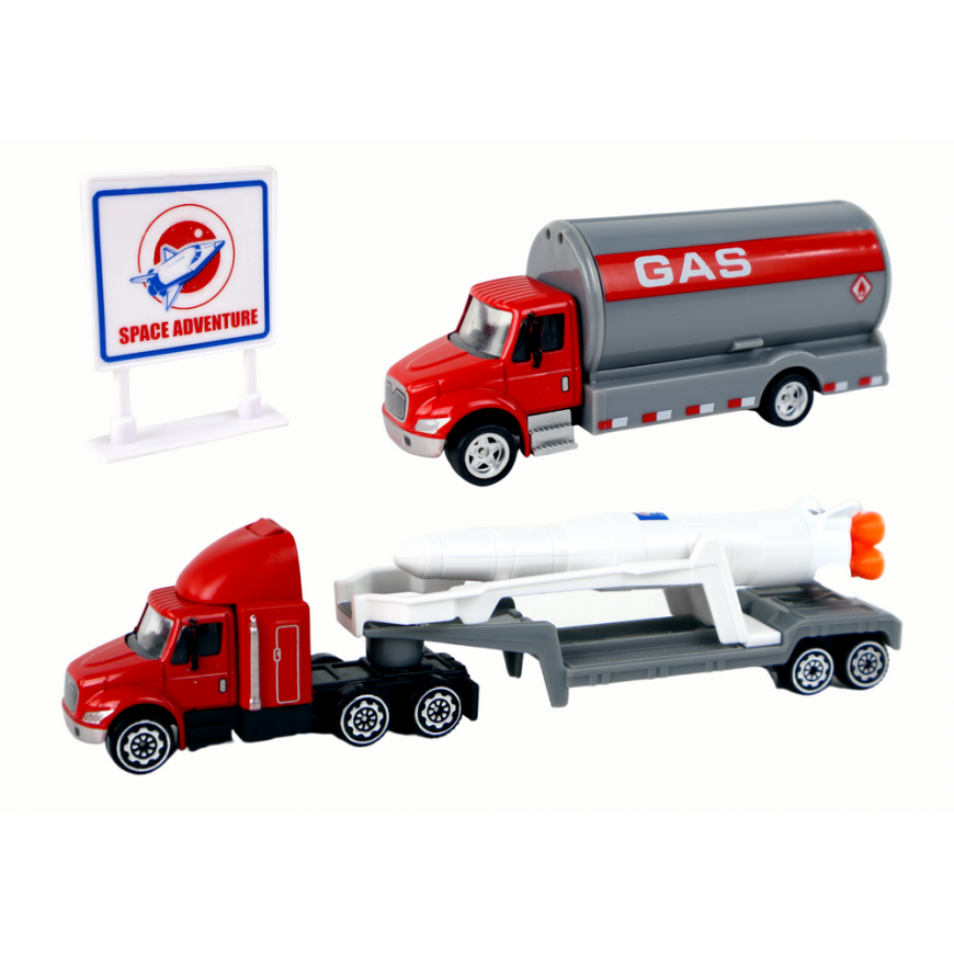 Lean Cars Set of Figures Space Truck Rocket 15 El. – 4