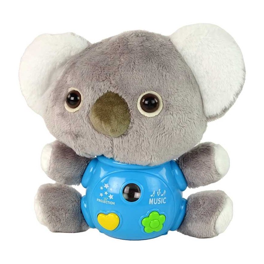 Lean Cars Koala-Projektorius klingt interaktives Spielzeug grau – 2