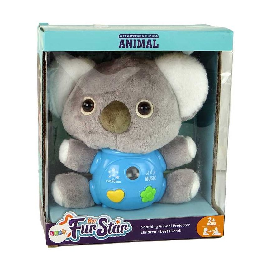 Lean Cars Koala-Projector klingt interactive Spielzeug grau – 4