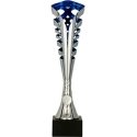 Detail Silver-blue plastic cup Detail Silver-blue plastic cup
