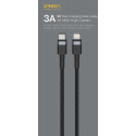 Orsen S51 Type C to Lightning 3A 1m mėlynas