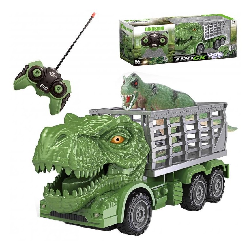 WOOPIE RC Car Dinosaur RC Car Žalias + Figūrėlė