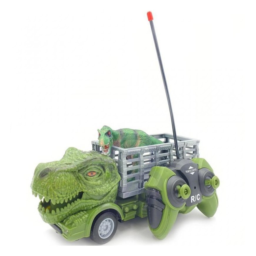 WOOPIE RC Car Dinosaur RC Car Green + Figure – 5