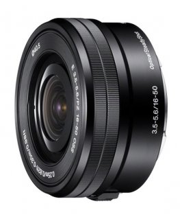 Sony SELP1650 kaameraobjektiiv SLR Must