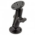 RAM Mounts Universal Double Ball Mount with Two Round Plates RAM Mounts Universal Double Ball Mount with Two Round Plates