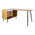Desk GEORGIA 145x80xH75cm, melamine with oak decor Desk GEORGIA 145x80xH75cm, melamine with oak decor