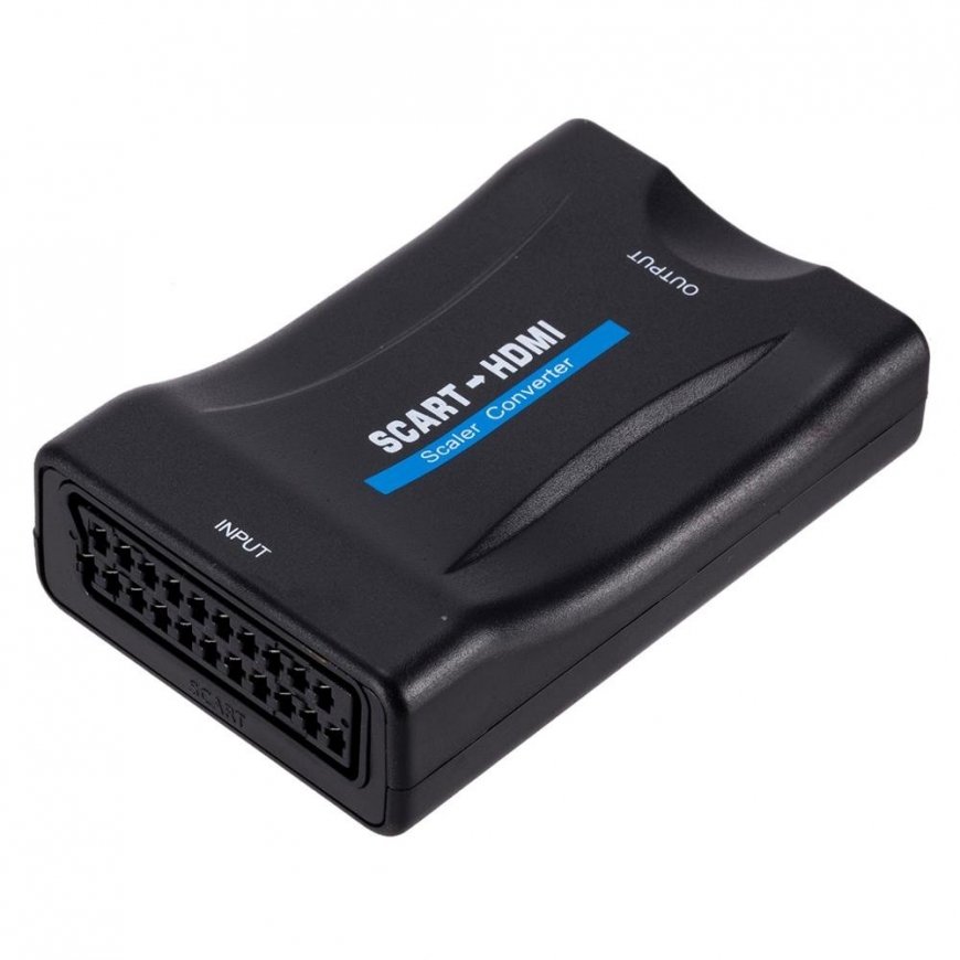 RoGer Adapter to Transfer SCART to HDMI Signal (+Audio) Black – 3