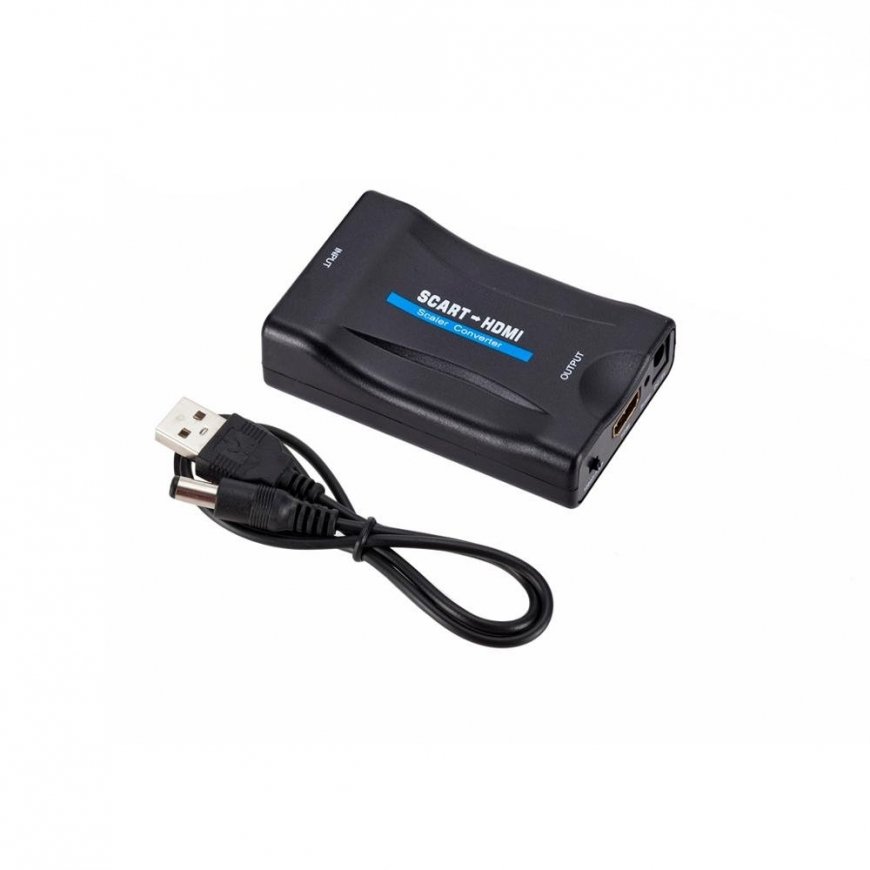 RoGer Адаптер для Преобразования сигнала SCART на HDMI (+Audio) Черный – 4
