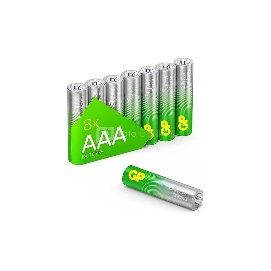 4+4 GP Super Alkaline 1,5V AAA Micro LR03 Rel. 03024ADHETA-B8