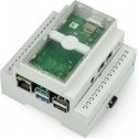 Case for Raspberry Pi 4B DIN rail - Multicomp Pro - gray Case for Raspberry Pi 4B DIN rail - Multicomp Pro - gray