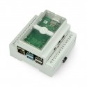 Case for Raspberry Pi 4B DIN rail - Multicomp Pro - gray Case for Raspberry Pi 4B DIN rail - Multicomp Pro - gray