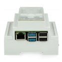 Case for Raspberry Pi 4B DIN rail - Multicomp Pro - gray Case for Raspberry Pi 4B DIN rail - Multicomp Pro - gray