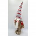 Saska Garden gnome with belt 17x10x59cm Saska Garden gnome with belt 17x10x59cm