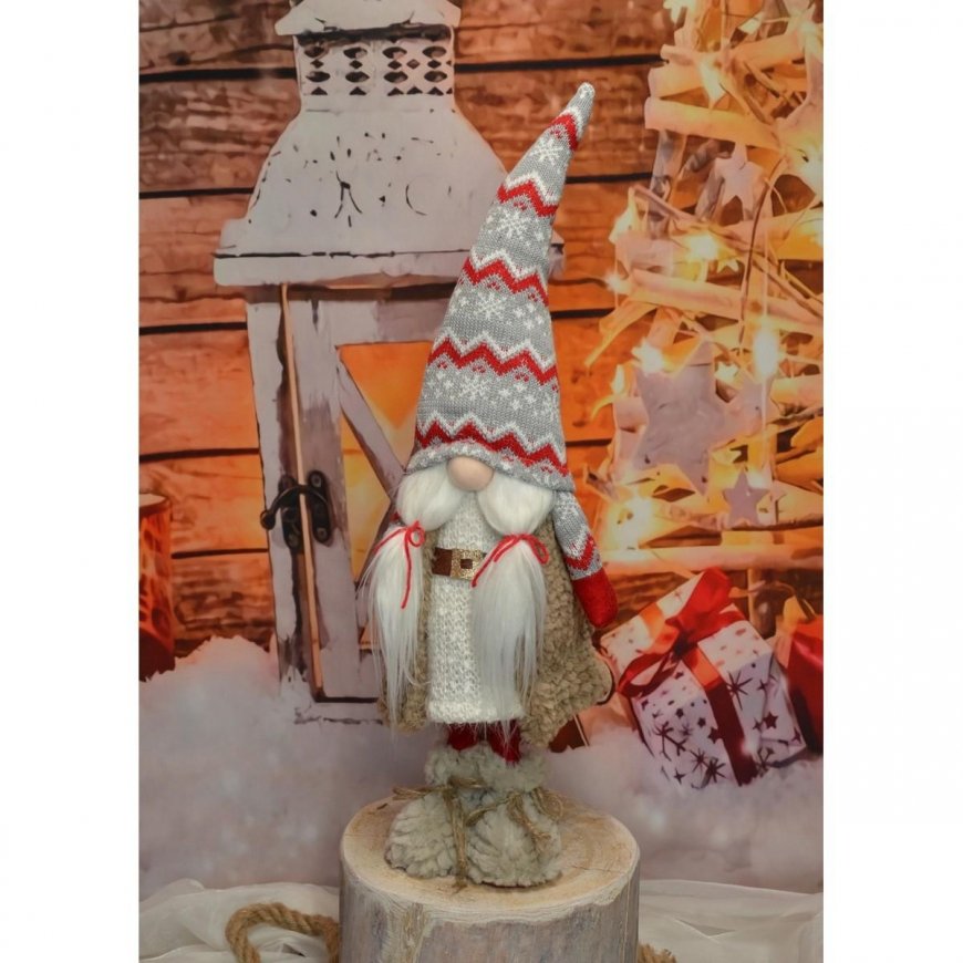 Saska Garden gnome with belt 17x10x59cm – 2