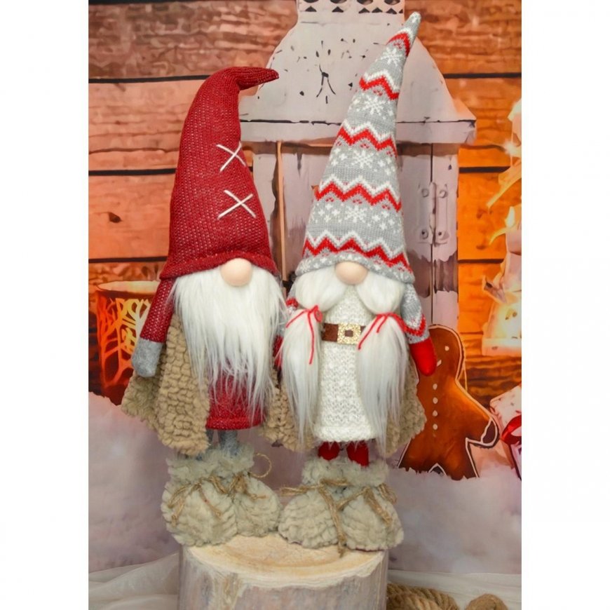Saska Garden gnome with belt 17x10x59cm – 3