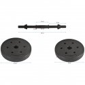 Nero Fit Hantelių rinkinys EB Fit, 20kg (2x10kg)