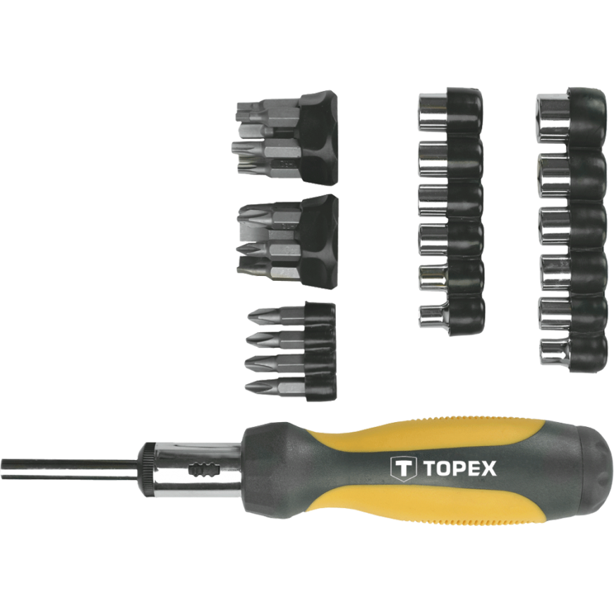 Topex Screwdriver bits and handle sockets