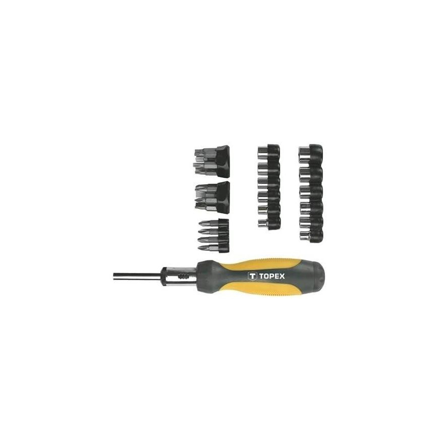 Topex Screwdriver bits and handle sockets, set of 29 – 4