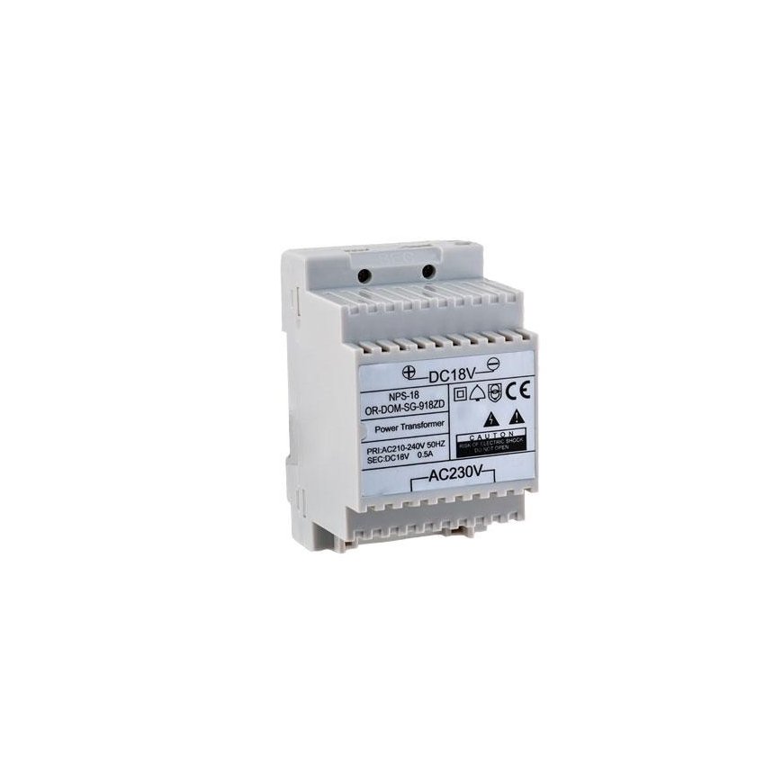 Orno 18VDC / 650mA power adapter