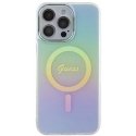 Guess case for iPhone 15 Pro 6,1" GUHMP15LHITSQ turquoise HC IML Magsafe Iridescent Guess case for iPhone 15 Pro 6,1" GUHMP15LHITSQ turquoise HC IML Magsafe Iridescent