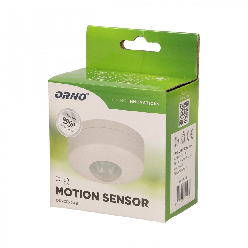 Orno Motion sensor MINI 360° IP20 (OR-CR-249) – 2