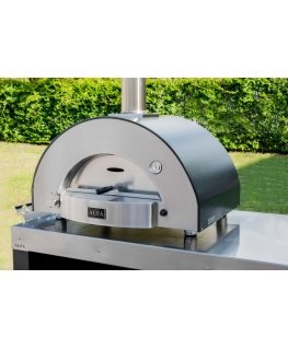 Alfa Forni Classico 2 Pizze Hybrid Grey