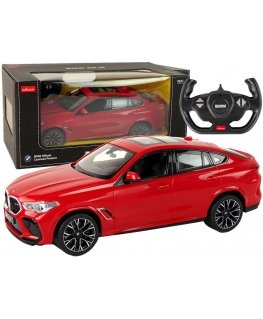 Automobilis R/C Bmw X6 M 1:14 Rastar Raudona