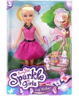 SPARKLE GIRLZ doll with puppy, 10065