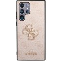 Guess Case for Samsung Galaxy S23 Ultra GUHCS23L4GMGPI Pink Hard Case 4G Large Metal Logo Guess Case for Samsung Galaxy S23 Ultra GUHCS23L4GMGPI Pink Hard Case 4G Large Metal Logo