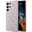 Guess dėklas, skirtas Samsung Galaxy S23 Ultra GUHCS23L4GMGPI rožiniam kietam dėklui 4G didelis metalinis logotipas Guess dėklas, skirtas Samsung Galaxy S23 Ultra GUHCS23L4GMGPI rožiniam kietam dėklui 4G didelis metalinis logotipas
