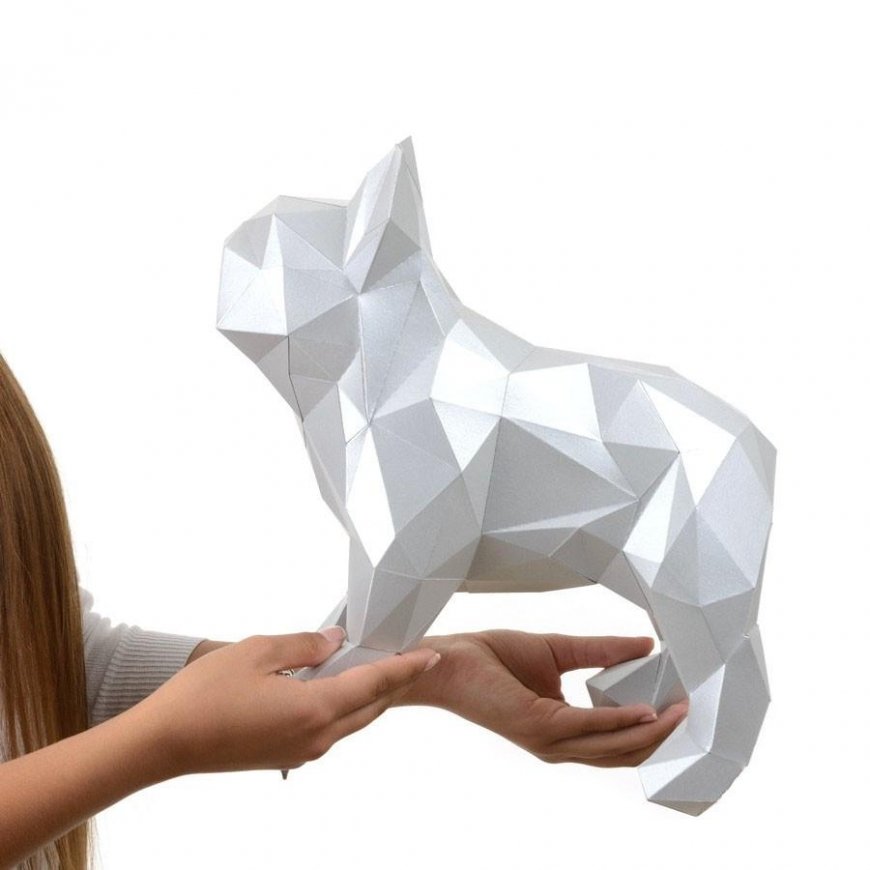 Beldizart „Wizardi 3D Papercraft Kit Bulldog“ PP-2BMA-PLA – 5