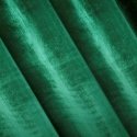 Soft and shiny velvet night curtain Eurofirany SAMANTA 140X270cm, strip / tunnel / hooks, color: green Soft and shiny velvet night curtain Eurofirany SAMANTA 140X270cm, strip / tunnel / hooks, color: green