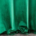 Soft and shiny velvet night curtain Eurofirany SAMANTA 140X270cm, strip / tunnel / hooks, color: green Soft and shiny velvet night curtain Eurofirany SAMANTA 140X270cm, strip / tunnel / hooks, color: green