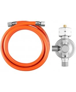 Neo Gas pressure regulator and 1.5 m hose, for the Polish market, for 50 Kw cylinders