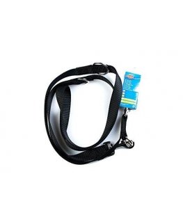 Trixie Premium Adjustable Leash - Black 2.5 cm L-XL