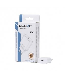 Beline Įkroviklis jungiama į tinklą 25W GaN USB-C PD 3.0 bez kabla, balta