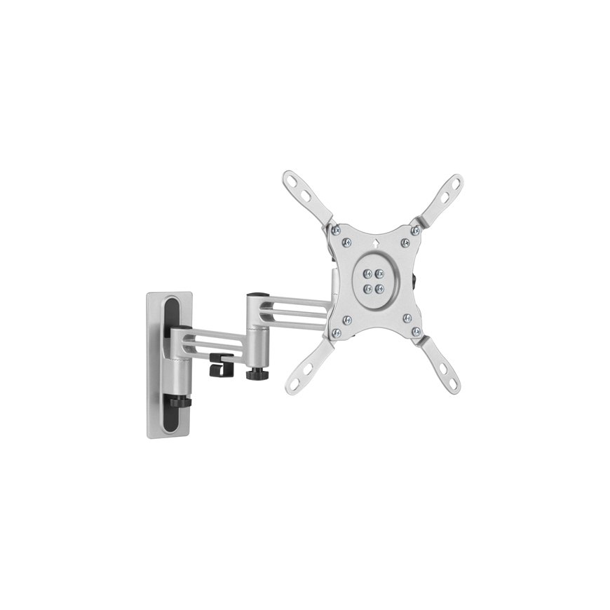 Deltaco ARM-0267 monitor mount / stand 109.2 cm (43") Silver Wall