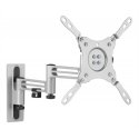 Deltaco ARM-0267 monitori kinnitus ja alus 109,2 cm (43") Hõbe Sein Deltaco ARM-0267 monitori kinnitus ja alus 109,2 cm (43") Hõbe Sein