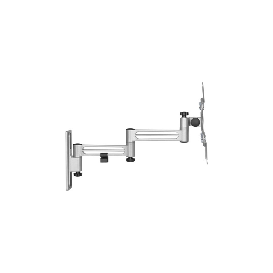Deltaco ARM-0267 monitor mount / stand 109.2 cm (43") Silver Wall – 4