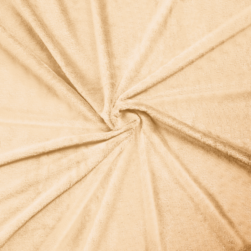 Fleece antklodė 200x220 cm TEESA - kreminė – 3