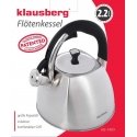 Virdulys Arbatinukas su švilpuku KLAUSBERG 2,2L KB-7409