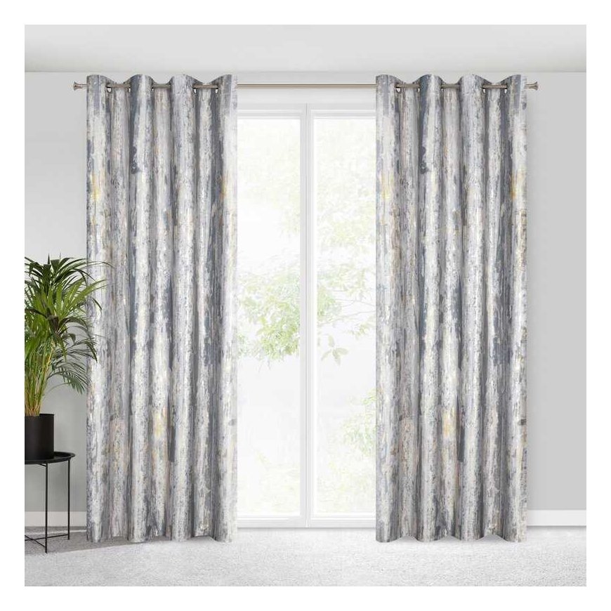 Euro curtains ZAS/GRACE/SILVER 140X250 SPACE – 2