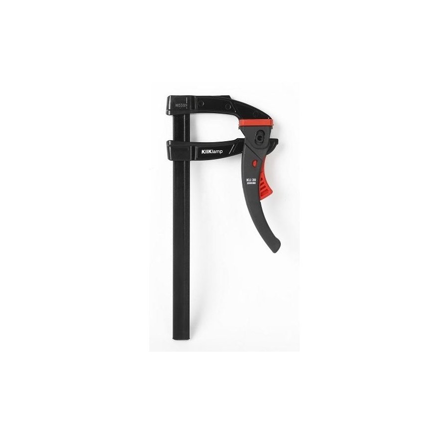 set: 2 x lever clamps steel KLI20, 200x80mm KliKlamp + Multitool, Bessey [KLI-SET-A] Black Edition – 3