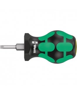 Screwdriver short Wera 335 Stubby 1.0 x 5.5 x 25 mm
