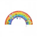 Viga Toys VIGA wooden sensory and manipulation board EDU Rainbow FSC certificate