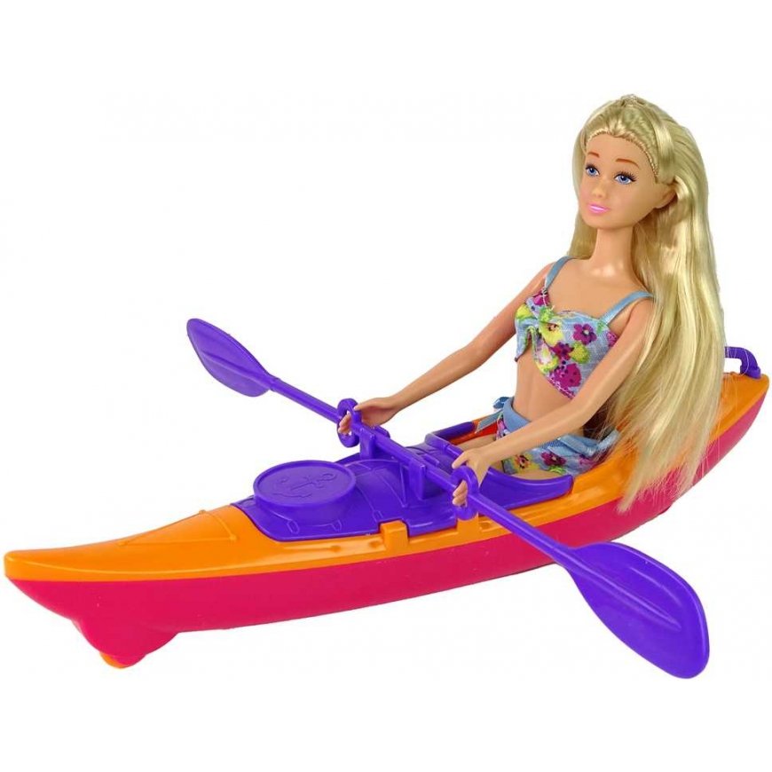 Lean Cars Doll Accessories Set Kayak Orange – 2