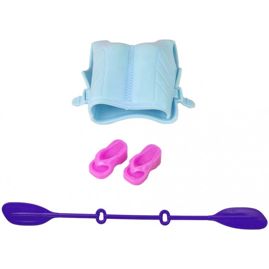 Lean Cars Doll Accessories Set Kayak Orange – 4