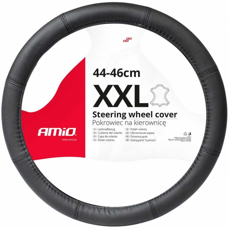 AMiO Leather car steering wheel cover