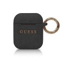 Guess case for AirPods GUACCSILGLBK black silicone